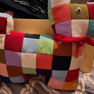 Patchwork hand-sewn  Terrier, Schnauzer  Puppy Verycute,For cottage core